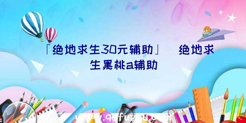 「绝地求生30元辅助」|绝地求生黑桃a辅助